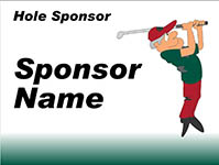 golf sponsor sign